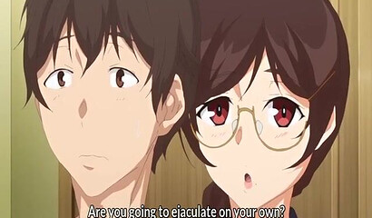 Anime schoolgirl fucks new boyfriend and swallows his hot cum