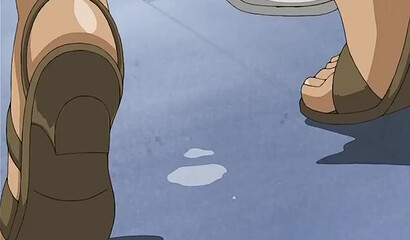 Busty milf eco-activist fucks teenager in hentai cartoon