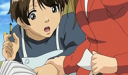 Busty milf eco-activist fucks teenager in hentai cartoon