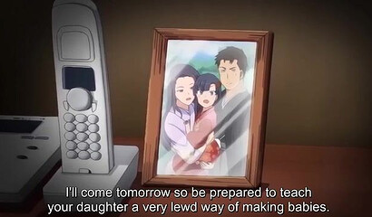 A perverted doctor under hypnosis fucked and impregnated a mother and daughter