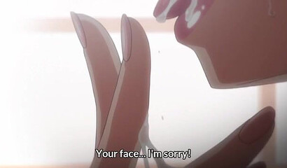 Satisfied hentai schoolgirl got cum in her pussy fucking her friend