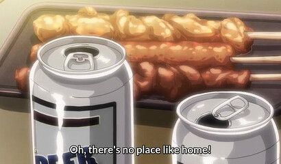 Hentai cartoon half-brother can't resist sister with big tits