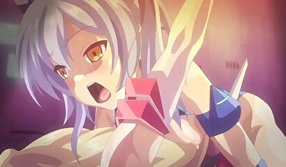 Hentai girls wearing VR goggles became participants in a public sex act