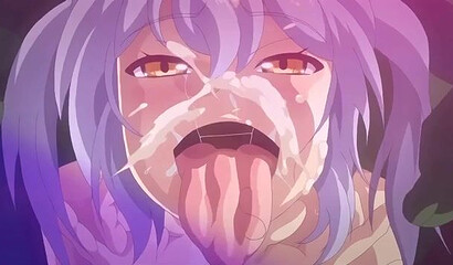 Hentai girls wearing VR goggles became participants in a public sex act