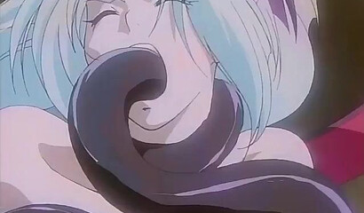 Retro hentai cartoon: knight of the round table fucks a beautiful girl in the woods