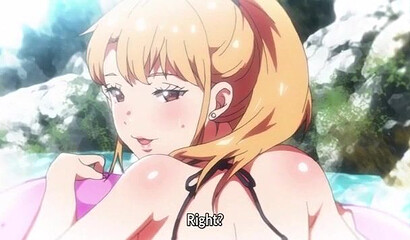 Taku boy fucks shapely stepsister on the beach in hentai cartoon