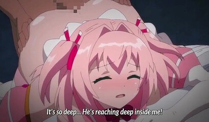 Slippery monster tentacles penetrate the virgin pussy of a hentai sorceress