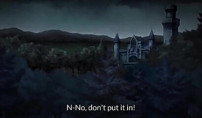 Petty orcs fucked in all holes and pumped with cum by elven girls in hentai cartoon