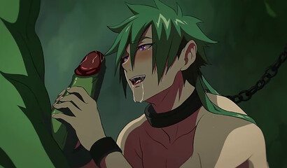 Gay goblins fuck captive knights in ass in anime porn cartoon