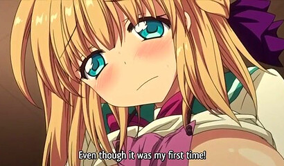 Cute anime girl enjoys sex with her best friend