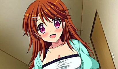 Cute anime girl enjoys sex with her best friend