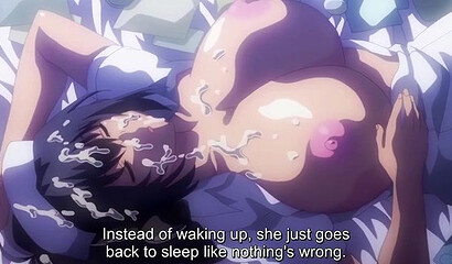 A nimble hospital patient fucks a sleeping nurse in a hentai cartoon