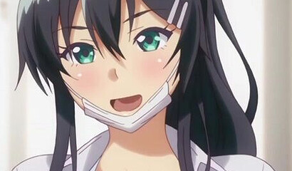 A schoolgirl in a hentai cartoon got to know a guy's dick for the first time
