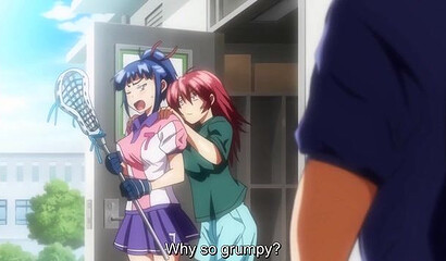 Horny coach teaches sex to pretty virgin from hentai cartoon