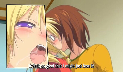 A petite hentai girl tries anal with her friend for the first time