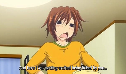 A petite hentai girl tries anal with her friend for the first time