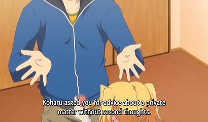 A petite hentai girl tries anal with her friend for the first time