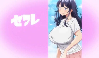 Married milf with huge tits teaches sex to anime teenager