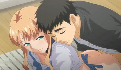 Mom with huge milk tits fucks her daughter's friend