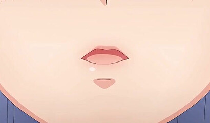 Sexy hentai brunette caught boyfriend after sex with another girl