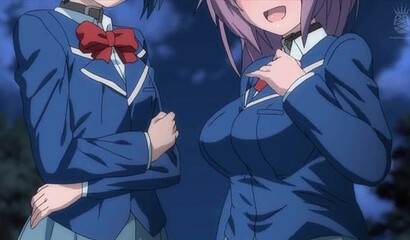 Evil anime cartoon sorceress watches monster tentacles fuck a girl