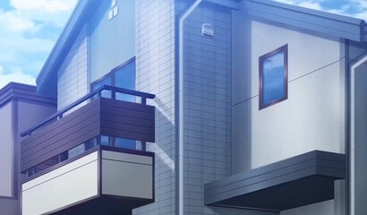 Hentai slut sucks a guy's cock like a lollipop and flows with excitement