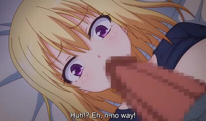 Teacher fucked in the mouth and pussy hentai schoolgirl with big tits