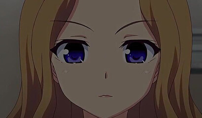 A manager with a thick cock took a hentai girl's anal virginity