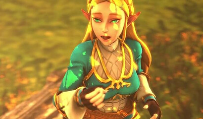 Natives fuck cute princess Zelda from Legend of Zelda in two holes at once