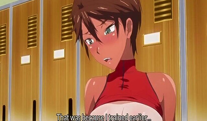 Muscular athlete under hypnosis fucks in locker room with coach