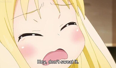 Fluffy hyena with cock fucks haloed beauty in hentai cartoon