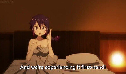 Fluffy hyena with cock fucks haloed beauty in hentai cartoon