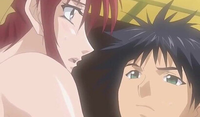 Two married milfs enjoy a threesome in a hentai porn cartoon