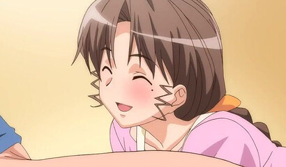 Young hentai student fucked a classmate and his horny mom