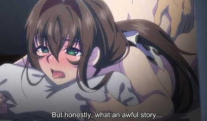 Hairy man harshly fucks modest hentai girl in cartoon