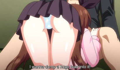 Hairy man harshly fucks modest hentai girl in cartoon