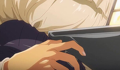 Hentai cheating: sexy milf with big tits fucks with young lover