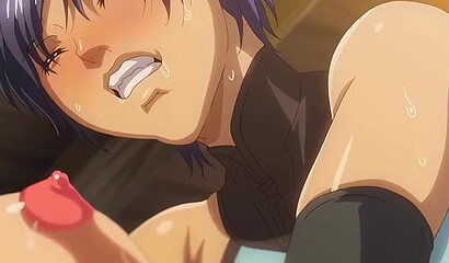 Hentai cheating: sexy milf with big tits fucks with young lover