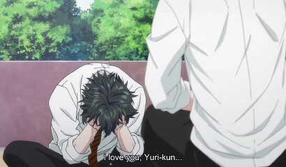 Gay yaoi students have anal threesome in anime cartoon