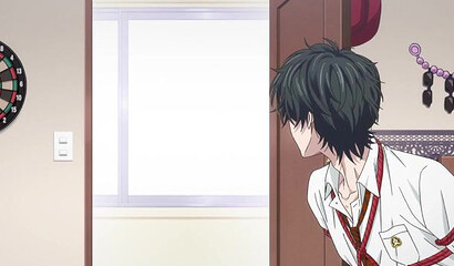 Gay yaoi students have anal threesome in anime cartoon