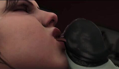 Robot android with multiple dicks fucks 3D cartoon heroine in all her holes