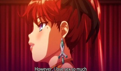 Hard BDSM sex of busty vampires with futanari dicks in hentai cartoon