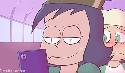 Jackie and Jeanne from "Star Princess and the Forces of Evil" fuck on the bus