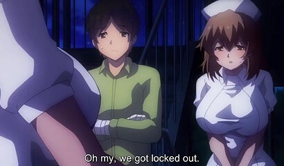 A perverted nurse forced a patient to fuck a virgin nurse