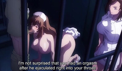 A perverted nurse forced a patient to fuck a virgin nurse