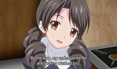 Big guy pays rent by having sex with landlady in hentai cartoon