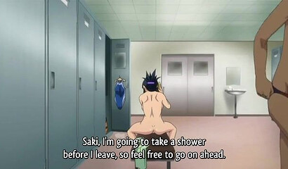 A swimmer caught a teenage pervert in the locker room and jerked off his dick