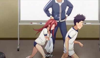 A sex education lesson at a hentai school ended with students having group sex