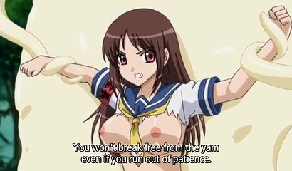 Two hentai nurses with big tits fuck in the woods with a lucky guy