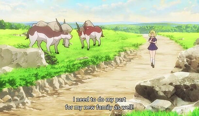 Plant monster with long tentacles fucks two hentai girls in the forest